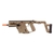 KRISS VECTOR GBB SMG RIFLE BY KRYTAC WITH FOLDING STOCK FLAT DARK EARTH - comprar online
