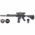 ICS AEG CXP-YAK ICS-411S3 AIRSOFT RIFLE BLACK COMBO