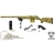 APS SPRING SNIPER APM40 550 FPS BOLT ACTION AIRSOFT RIFLE MULTICAM COMBO