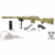 APS SPRING SNIPER APM40 435FPS BOLT ACTION AIRSOFT RIFLE ATACS-AU COMBO