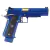 ARMORER WORKS / EMG ARMS / SALIENT ARMS GBB DS 5.1 ALUMINIUM BLOWBACK AIRSOFT PISTOL BLUE - comprar online