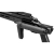 Detalhe do rifle sniper airsoft Tokyo Marui VSR-One azul mostrando o mecanismo de ação e suporte frontal