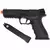 Pistola Airsoft APS GBB/CO2 Shark Blowback Preta com magazine destacado