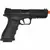 Pistola Airsoft APS GBB/CO2 modelo Shark Blowback na cor preta, com detalhes em laranja na ponta.