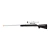 Rifle sniper Airsoft Barrett EMG APS Fieldcraft com cano prata e coronha preta, equipado com luneta prateada
