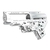 GATE GEARBOX SHELL EON VER. 2 SILVER