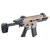 FN HERSTAL BOLT CYBERGUN AEG SCAR-SC COMPACT B.R.S.S. PDW BLOWBACK AIRSOFT RIFLE TAN - Scope Brasil - A maior loja de airsoft e airgun do Brasil, variedade em acessórios, rifles e pistolas.