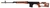 AGM SPRING SNIPER SVD DRAGUNOV AIRSOFT RIFLE BLACK & REAL WOOD