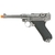 WE GBB LUGER P08 GBB 4" BLOWBACK AIRSOFT PISTOL SILVER