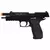 Pistola Airsoft Cybergun Sig Sauer CO2 P226 Blowback na cor preta, com detalhes em laranja na ponta.