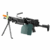 FN HERSTAL A&K CYBERGUN AEG M249 MINIMI MK46 SAW MACHINE GUN AIRSOFT RIFLE BLACK