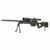 ARES SPRING SNIPER AW-338 MSR-008 530 FPS AIRSOFT RIFLE OD GREEN COMBO - loja online
