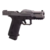 Pistola Airsoft Poseidon GBB P-1, modelo tático em preto e cinza, com sistema de blowback.