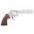 Revolver Airsoft King Arms GBB .357 Python 6" Versão II na cor prata com empunhadura de madeira.