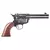 Revolver Airsoft King Arms GBB SAA .45 Peacemaker Short Preto com cabo de madeira e acabamento metálico brilhante.