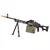 Jogador em posição de suporte, com um PKM aprimorado em seu bipé.