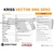 KRISS VECTOR AEG SMG GEN. 2 WITH STOCK FIXED RIFLE BY KRYTAC DUAL TONE - comprar online