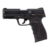 Pistola Airsoft Cybergun CO2 24/7 Gen 2 na cor preta com design moderno e detalhes em prata.