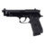 Pistola Airsoft Cybergun CO2 PT99 Full Metal Blowback na cor preta, vista lateral.