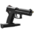 Pistola Airsoft Novritsch GBB SSX23 preta com carregador destacado.