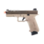 Pistola Airsoft Poseidon GBB Orion Performance Series Model 2, cor tan, com design moderno e acabamento detalhado.