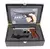 Pistola Airsoft SRC CO2 SR92 A1 Full Metal Blowback Inox na embalagem com manual de instruções