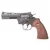 Revolver Airsoft King Arms GBB .357 Python 4" Versão II na cor preta, com cabo em madeira e detalhes em metal.