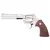 Revolver Airsoft King Arms GBB .357 Python 6" Versão II na cor prata, com cabo de madeira.