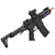 Magazine hi-cap de 300 rounds inserido no rifle Nemesis AR4-SBR.

