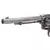 Revolver Airsoft King Arms GBB SAA .45 Peacemaker Preto com acabamento brilhante, mostrando o cano e parte do corpo.