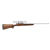 Rifle sniper airsoft Barrett EMG APS Fieldcraft com coronha de madeira e cano prateado, equipado com luneta de alta precisão