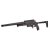 Rifle sniper de airsoft Silverback TAC41L bolt action preto com coronha dobrável e trilho superior para acessórios