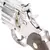 Revolver Airsoft King Arms GBB .357 Python 6" Versão II na cor prata, com detalhes em madeira no cabo e munição visível.