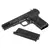 Pistola airgun Umarex Legends CO2 4.5mm TT-33 na cor preta com magazine solto ao lado.