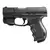 Pistola de airsoft Umarex Walther CP99 Compact na cor preta, destacando seu design e detalhes.