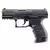 Pistola Airgun Umarex Walther CO2 4.5mm PPQ na cor preta, com detalhes no corpo e empunhadura texturizada.