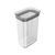Pote Hermético Block Retangular 2,3 Litros natural. Organizador perfeito para armazenar e organizar alimentos.
