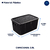 Caixa Trama com Tampa 2,8L
