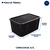 Caixa Trama com Tampa 4,7 L