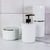 Imagem do Conjunto de Banheiro Groove Branco