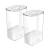 Conjunto 2 Organizadores de Temperos 2,3L Clear Fresh