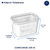 Organizador de Geladeira Slim 630 ml - comprar online