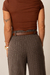 Calça Pantalona Alfaiataria Risca Giz - BSTORE