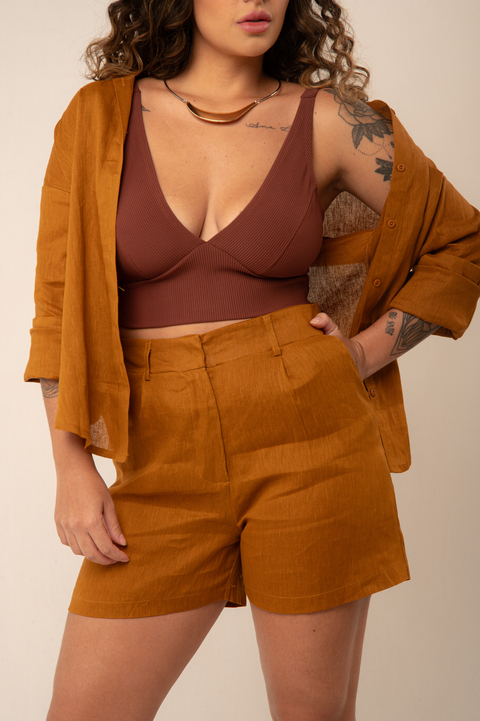 Short Caramelo - comprar online