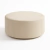 Puff Redondo 80 cm - Linho Bege - comprar online