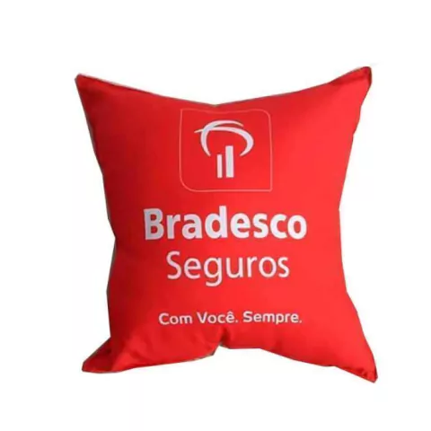 Almofada 40x40 Personalizada Logo - Frente e Verso