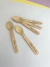 Cucharas de bambú "Felices Pascuas" - comprar online