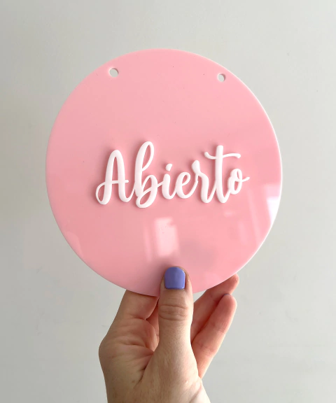 Cartel Abierto / Cerrado