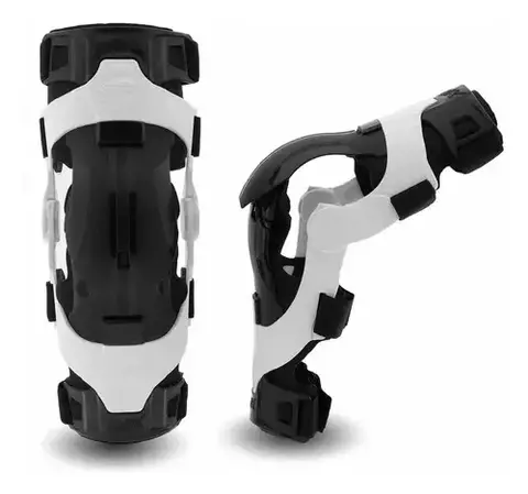 Joelheira Articulada Amx Branca Rx Motocross Trilha 2024