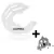 PROTETOR DE DISCO BRANCO + KIT INSTALAÇÃO HONDA CRF / CR